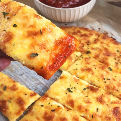 Keto Cheesy Garlic Breadsticks Countsofthenetherworld Com