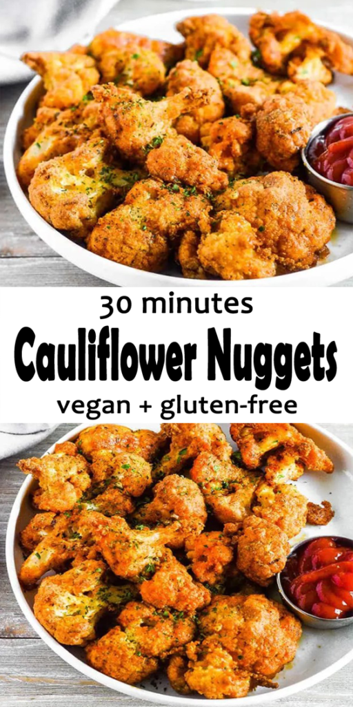 Delicious Cauliflower Nuggets (Vegan & Gluten-Free ...