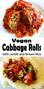 Vegan Cabbage Rolls with Lentils and Brown Rice ...