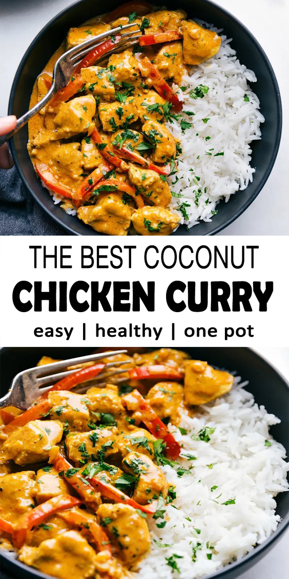 Coconut Curry Chicken - Countsofthenetherworld.com