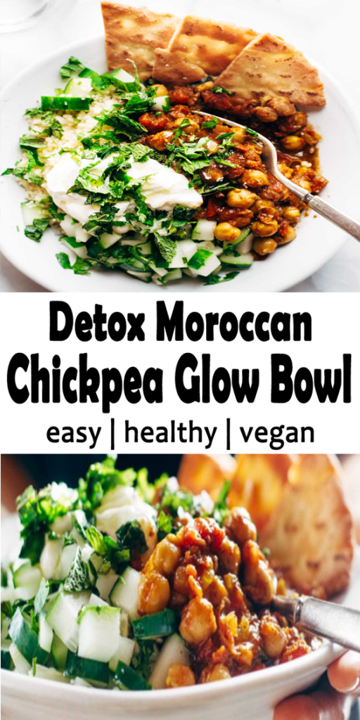 Detox Moroccan Chickpea Glow Bowl 
