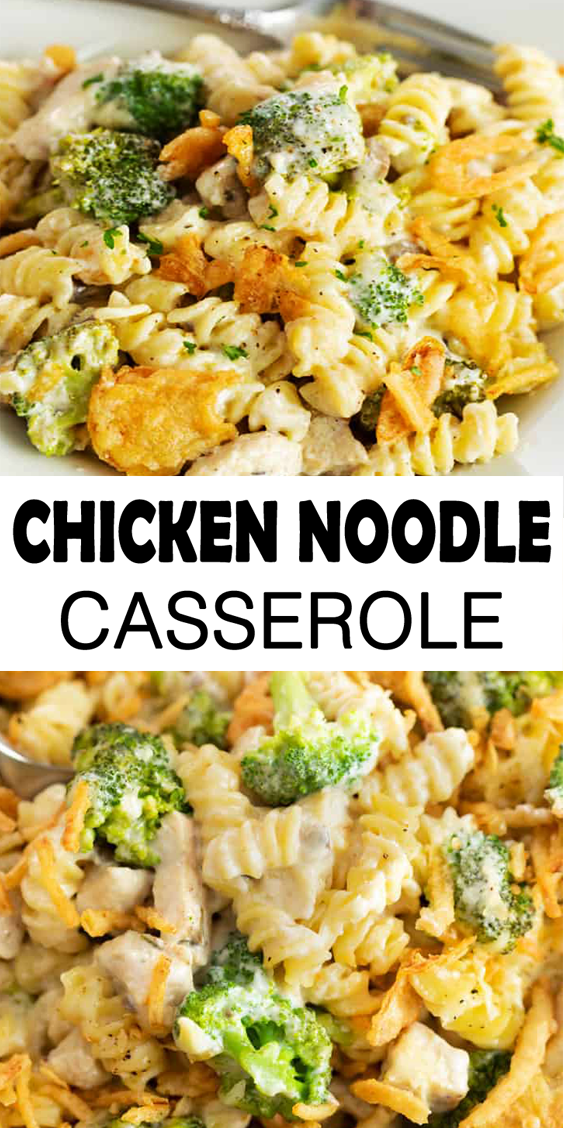 Chicken Noodle Casserole - Countsofthenetherworld.com