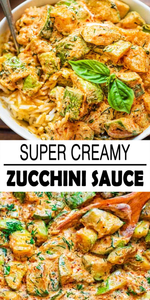Creamy Zucchini Sauce Recipe