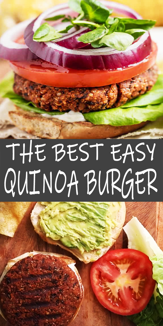 Easy Quinoa Burger - Countsofthenetherworld.com