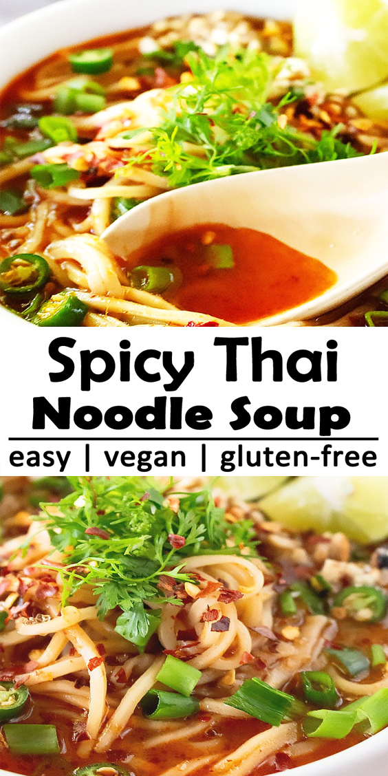 Easy Spicy Thai Noodle Soup - Countsofthenetherworld.com