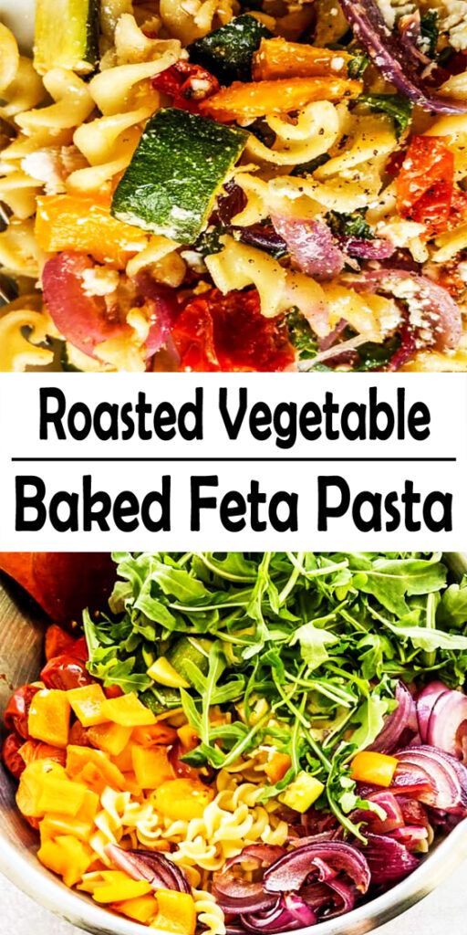 Roasted Veggie Pasta with Feta Recipe