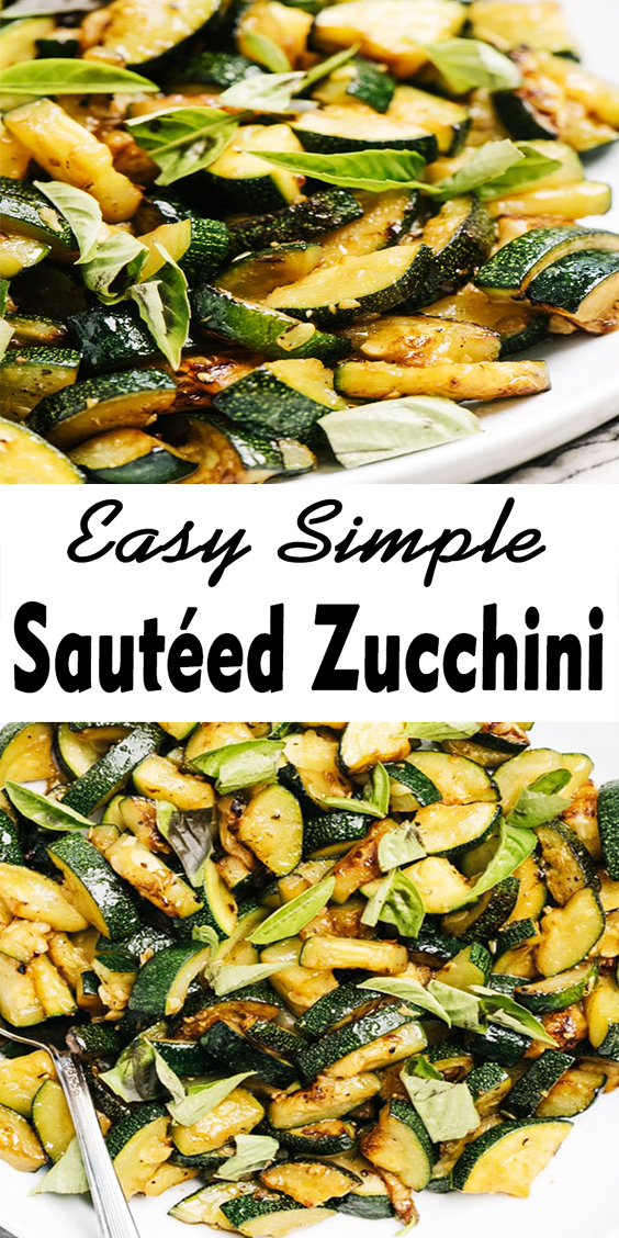 Simple Sautéed Zucchini - Countsofthenetherworld.com